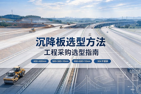 韶关沉降板选择方法