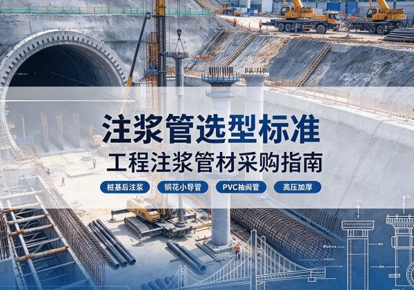 韶关注浆管选型标准